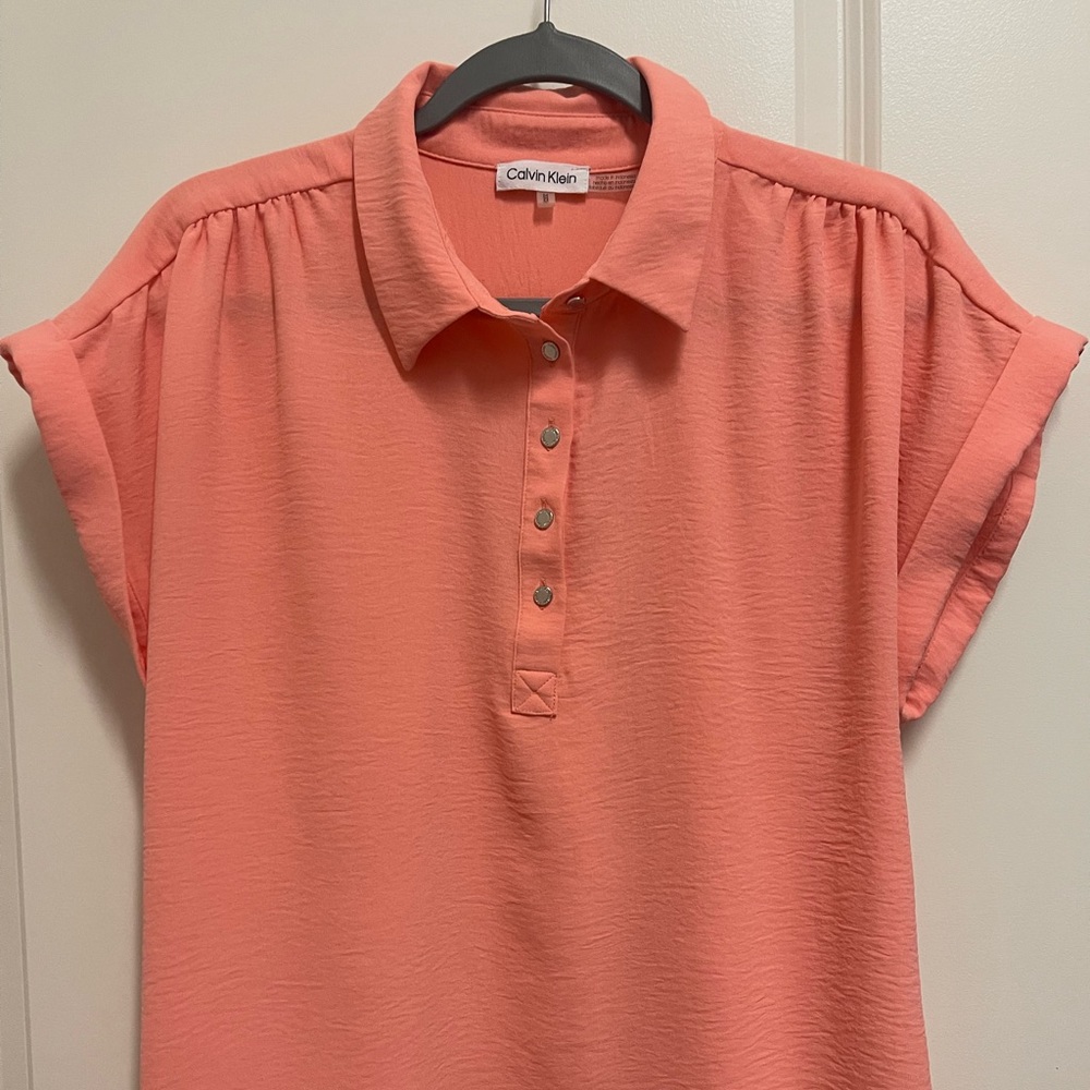 Calvin Klein Women’s coral blouse